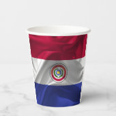 Paraguay-Papier-Becher Pappbecher (Rückseite)