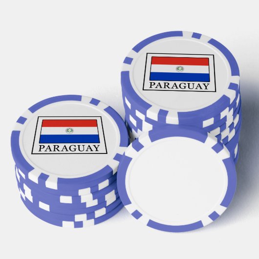 Paraguay Pokerchips (Stapel)