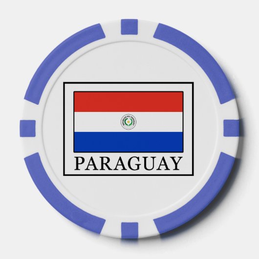Paraguay Pokerchips (Vorderseite)