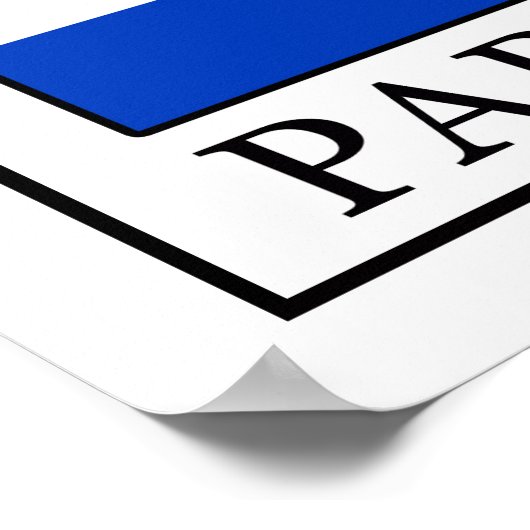 Paraguay Poster (Ecke)