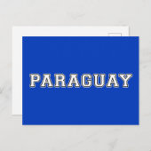 Paraguay Postkarte (Vorne/Hinten)