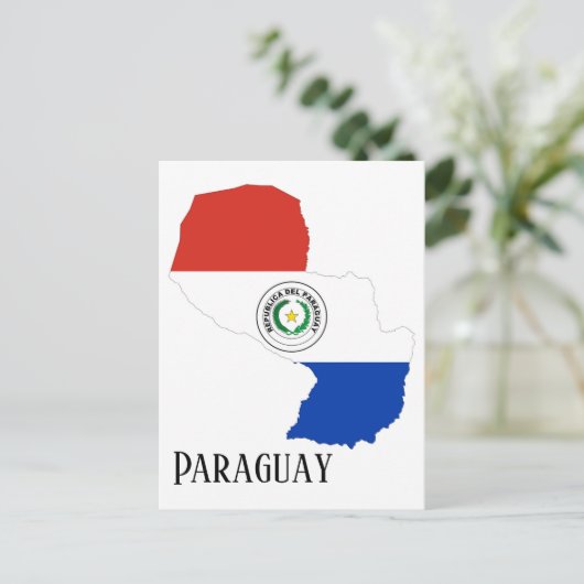 Paraguay Postkarte (Stehend Vorderseite)