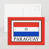 Paraguay Postkarte (Vorne/Hinten)