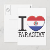 Paraguay Postkarte (Vorne/Hinten)
