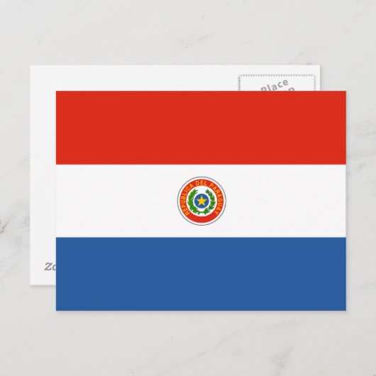 Paraguay Postkarte (Vorne/Hinten)