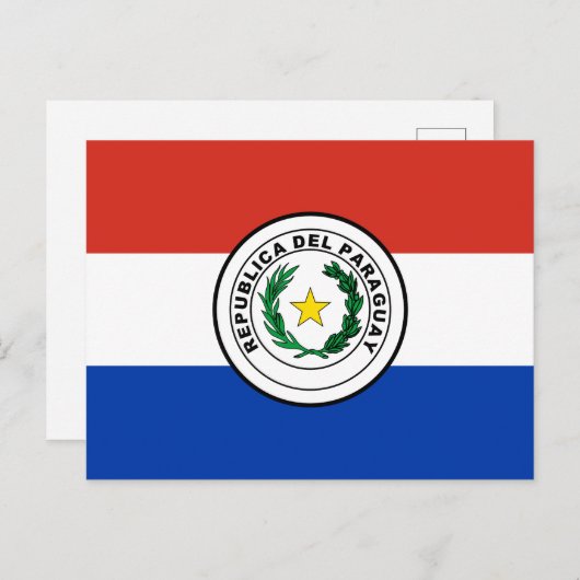 Paraguay Postkarte (Vorne/Hinten)