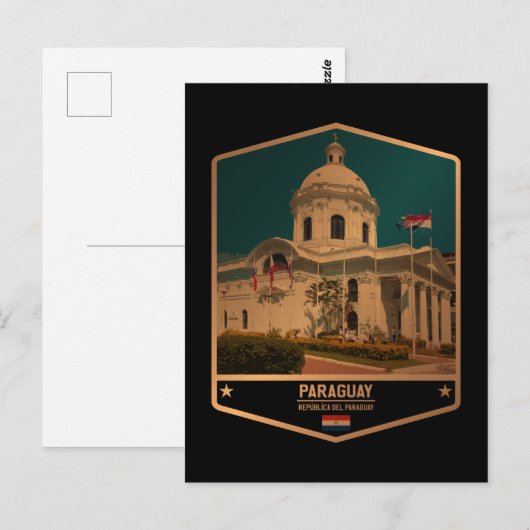 Paraguay Postkarte (Vorne/Hinten)