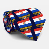 Paraguay Pride Krawatte (Gerollt)