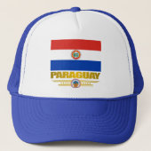 Paraguay Pride Truckerkappe (Vorderseite)