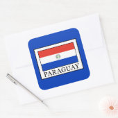 Paraguay Quadratischer Aufkleber (Umschlag)
