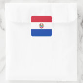 PARAGUAY QUADRATISCHER AUFKLEBER (Tasche)