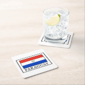 Paraguay Rechteckiger Pappuntersetzer (Vor Ort)