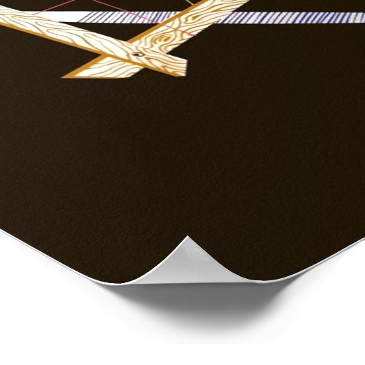 Paraguay Reiseplakat Poster (Ecke)