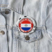 Paraguay Round Emblem Button (Beispiel)