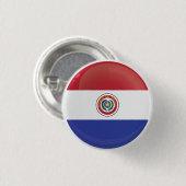 Paraguay Round Icon Flag Button (Vorne & Hinten)