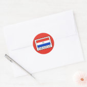 Paraguay Runder Aufkleber (Umschlag)