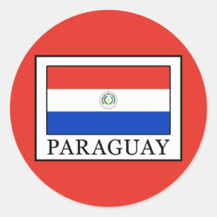 Paraguay Runder Aufkleber