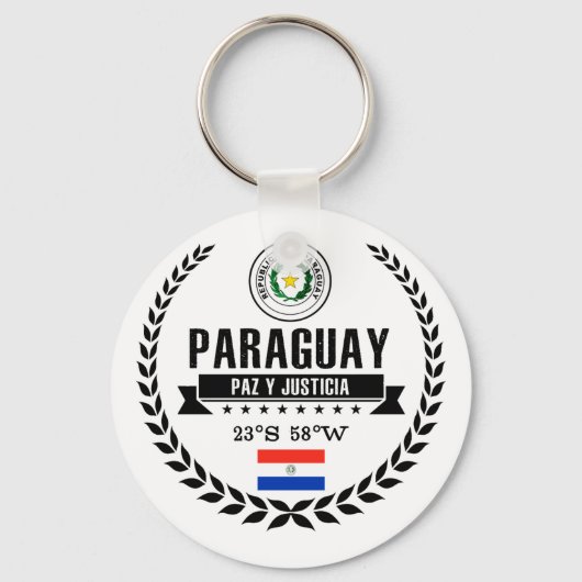 Paraguay Schlüsselanhänger (Vorderseite)
