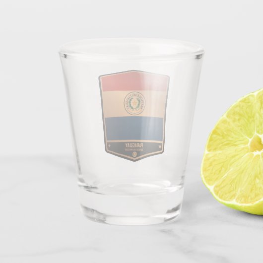 Paraguay Schnapsglas (Rückseite)