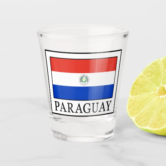 Paraguay Schnapsglas (Vorderseite)
