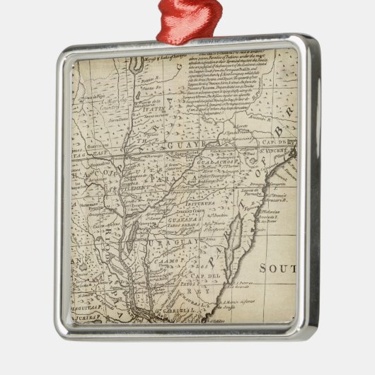 Paraguay Silbernes Ornament (Links)