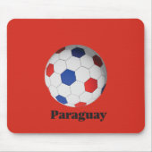 Paraguay Soccer Mousepad (Vorne)