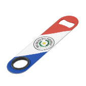 Paraguay Speed Flaschenöffner (Rückseite Schrägansicht)