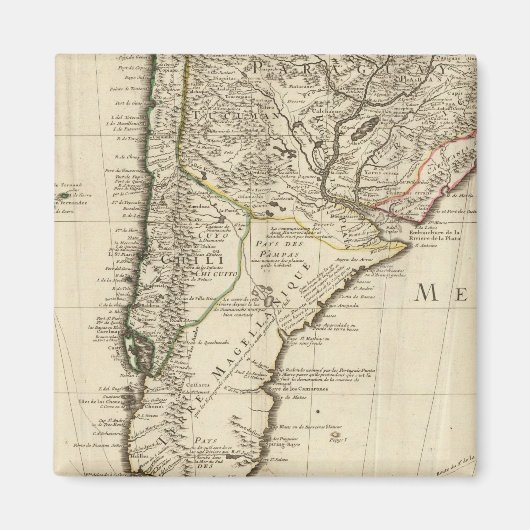 Paraguay, Südamerika Magnet (Vorne)