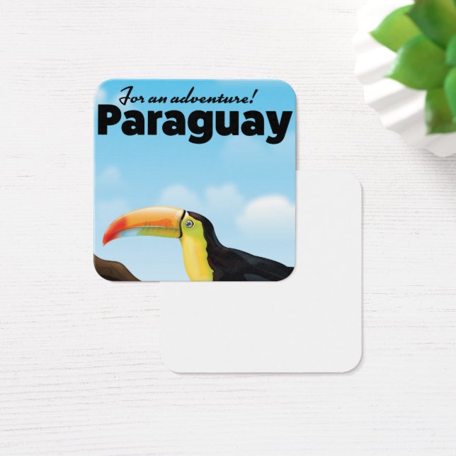 Paraguay Toucan Reiseplakat (Schreibtisch)