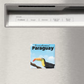 Paraguay Toucan Reiseplakat Magnet (In Situ (Geschirrspüler))
