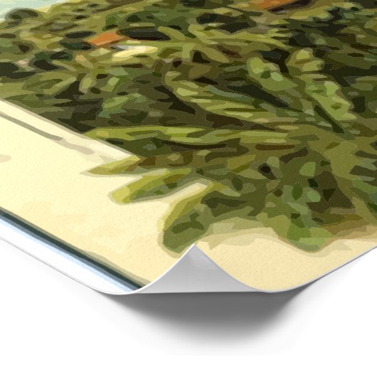 Paraguay, Vintag Poster (Ecke)