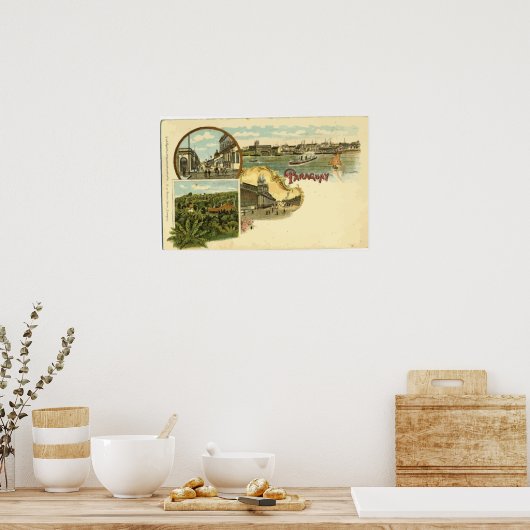 Paraguay, Vintag Poster (Küche)