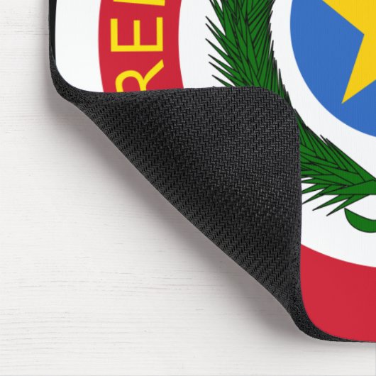 Paraguay-Wappen Mousepad (Ecke)
