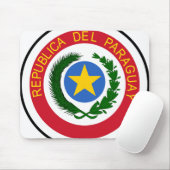 Paraguay-Wappen Mousepad (Mit Mouse)
