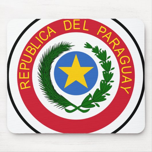 Paraguay-Wappen Mousepad (Vorne)