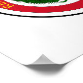 Paraguay-Wappen Poster (Ecke)