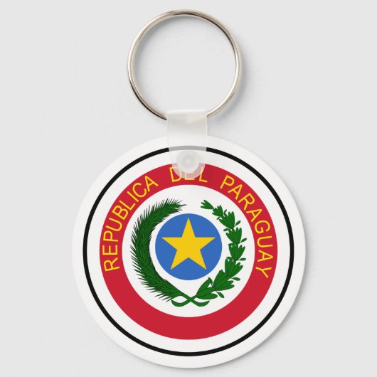 Paraguay-Wappen Schlüsselanhänger (Vorderseite)