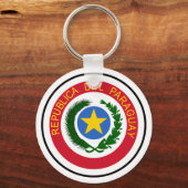 Paraguay-Wappen Schlüsselanhänger (Vorderseite)
