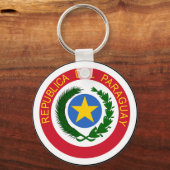 Paraguay-Wappen Schlüsselanhänger (Vorderseite)