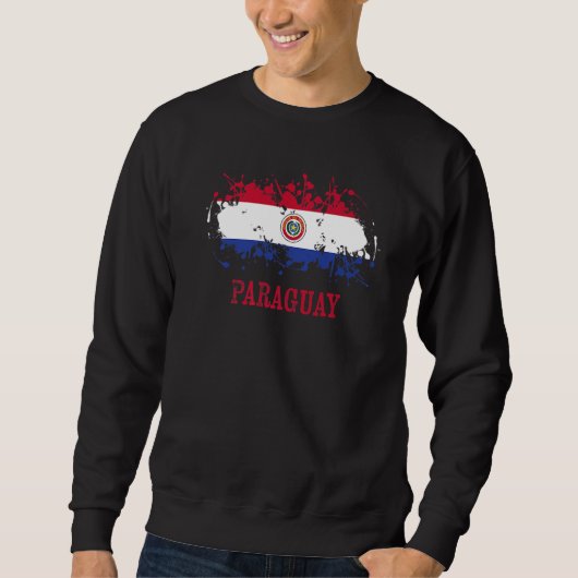 Paraguayan enthusiasts for Paraguay or Paraguái an Sweatshirt (Vorderseite)