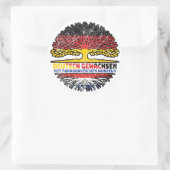 Paraguayisch Deutsch Deutschland Baum Runder Aufkleber (Tasche)