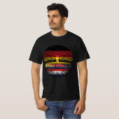 Paraguayisch Deutsch Deutschland Baum T-Shirt (Vorne ganz)