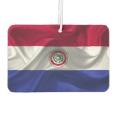 Paraguayische Flagge Autolufterfrischer (Rückseite)