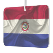 Paraguayische Flagge Autolufterfrischer (Links)
