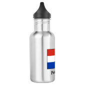 Paraguayische Flagge Edelstahlflasche (Links)