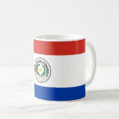 Paraguayische Flagge Kaffeetasse (VorderseiteRechts)