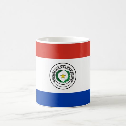 Paraguayische Flagge Kaffeetasse (Mittel)