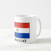 Paraguayische Flagge Kaffeetasse (VorderseiteRechts)