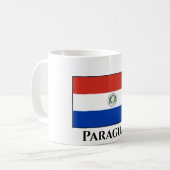 Paraguayische Flagge Kaffeetasse (Vorderseite Links)