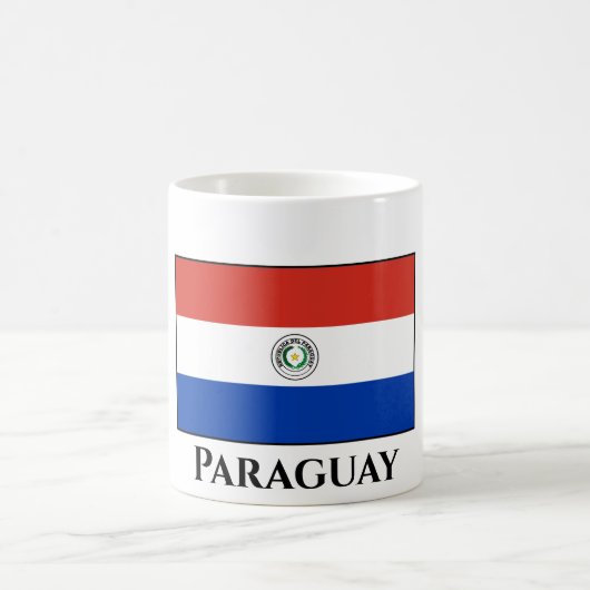 Paraguayische Flagge Kaffeetasse (Mittel)
